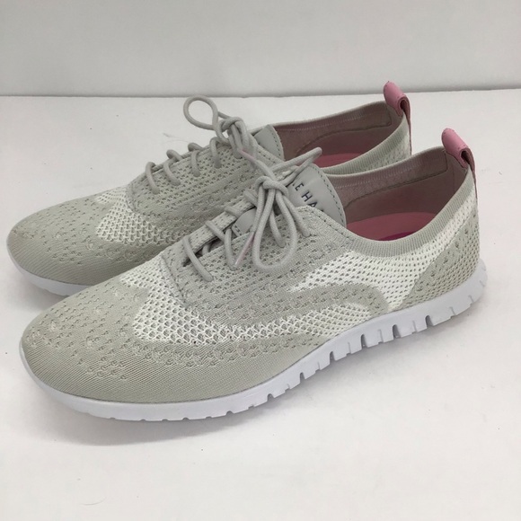 Cole Haan ZEROGRAND Stitchlite Wingtip Oxford Sneaker NWT Casual Ivory Size 7 - Picture 1 of 10